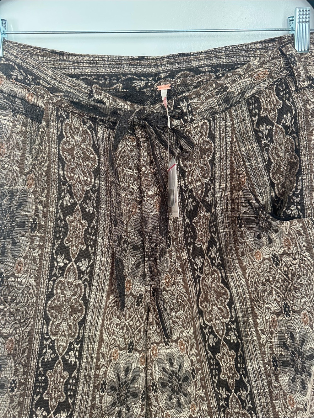 NWT Free People Dahlia Print Wide-Leg Pants-Original As Header - Picture 7 of 7
